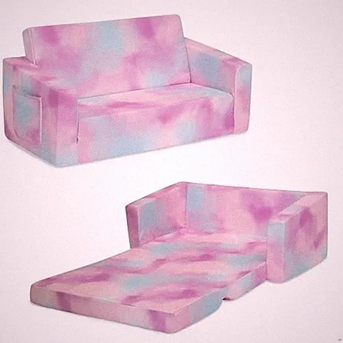 DELTA CHILDREN COZEE 2-IN-1 EXTRA WIDE SOFA LOUNGER-COMFY FLIP - Scratch & Dent